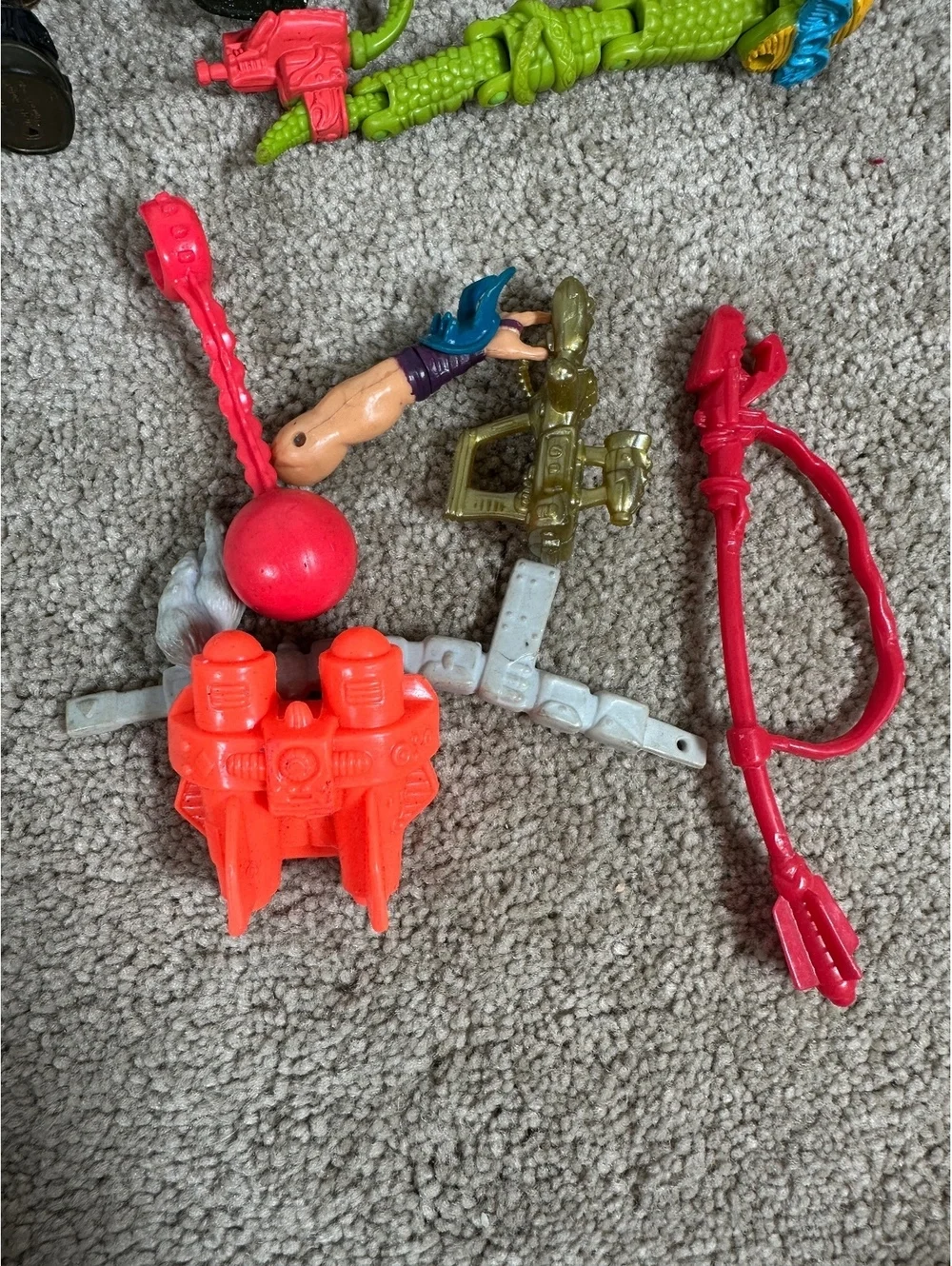 1980s 1990s VTG TMNT Teenage Mutant Ninja Turtles Action Figures Playmates Parts